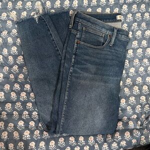 Madewell Medium Wash Straight Leg Jeans in Classic Blue
